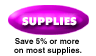 Save 5% or more on supplies